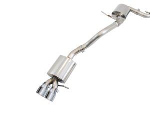 Volkswagen Jetta Performance Exhaust - AWE Tuning - Cat Back Touring Edition - Chrome Silver - `09-`14